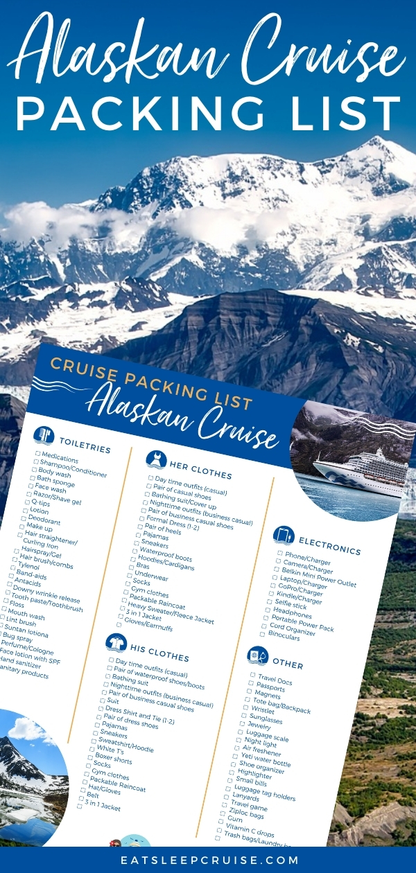 Alaska Cruise Packing Guide Eatsleepcruise