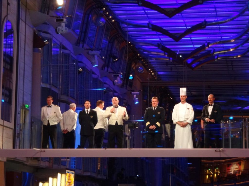 Captain's Reception on Independence of the Seas