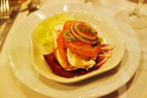 Caprese Salad Enchantment of the Seas Review