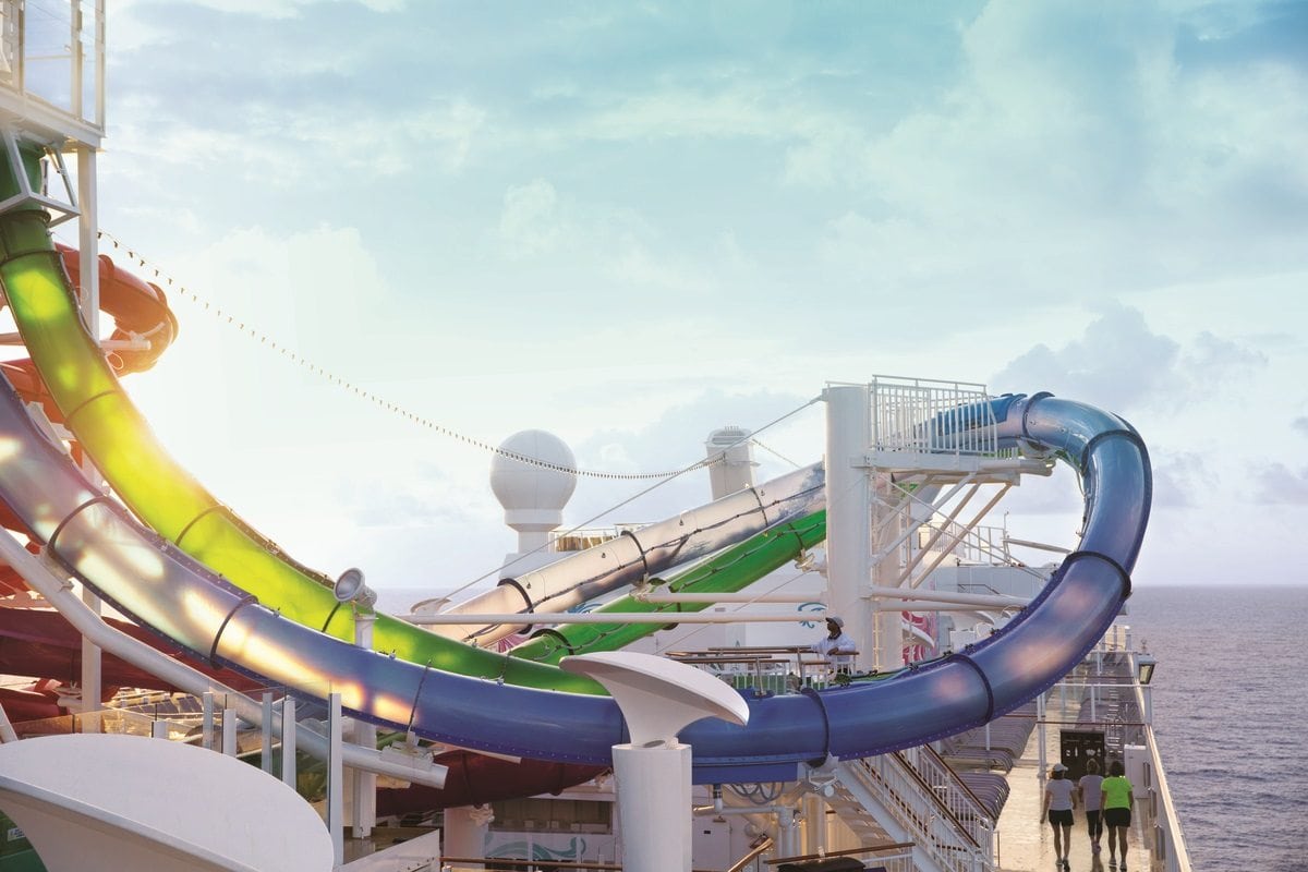 Cruise Ship Water Parks - Wet and Wild Attractions