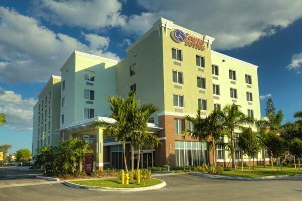ComfortInnExt Best Hotels Near Miami Cruise Port 610x406 