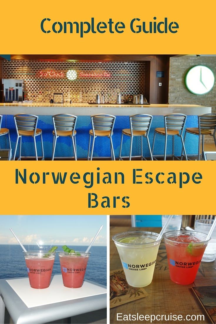 Complete Guide to Norwegian Escape Bars