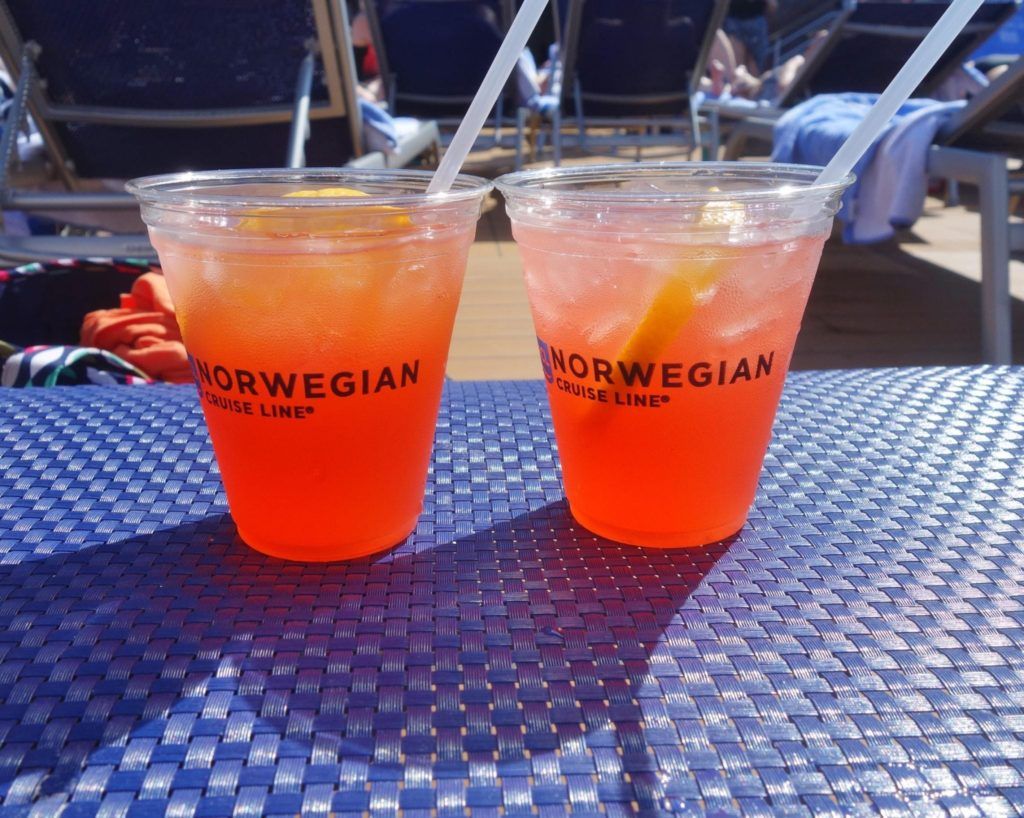 Norwegian Cruise Drink of the Day on Norwegian Escape