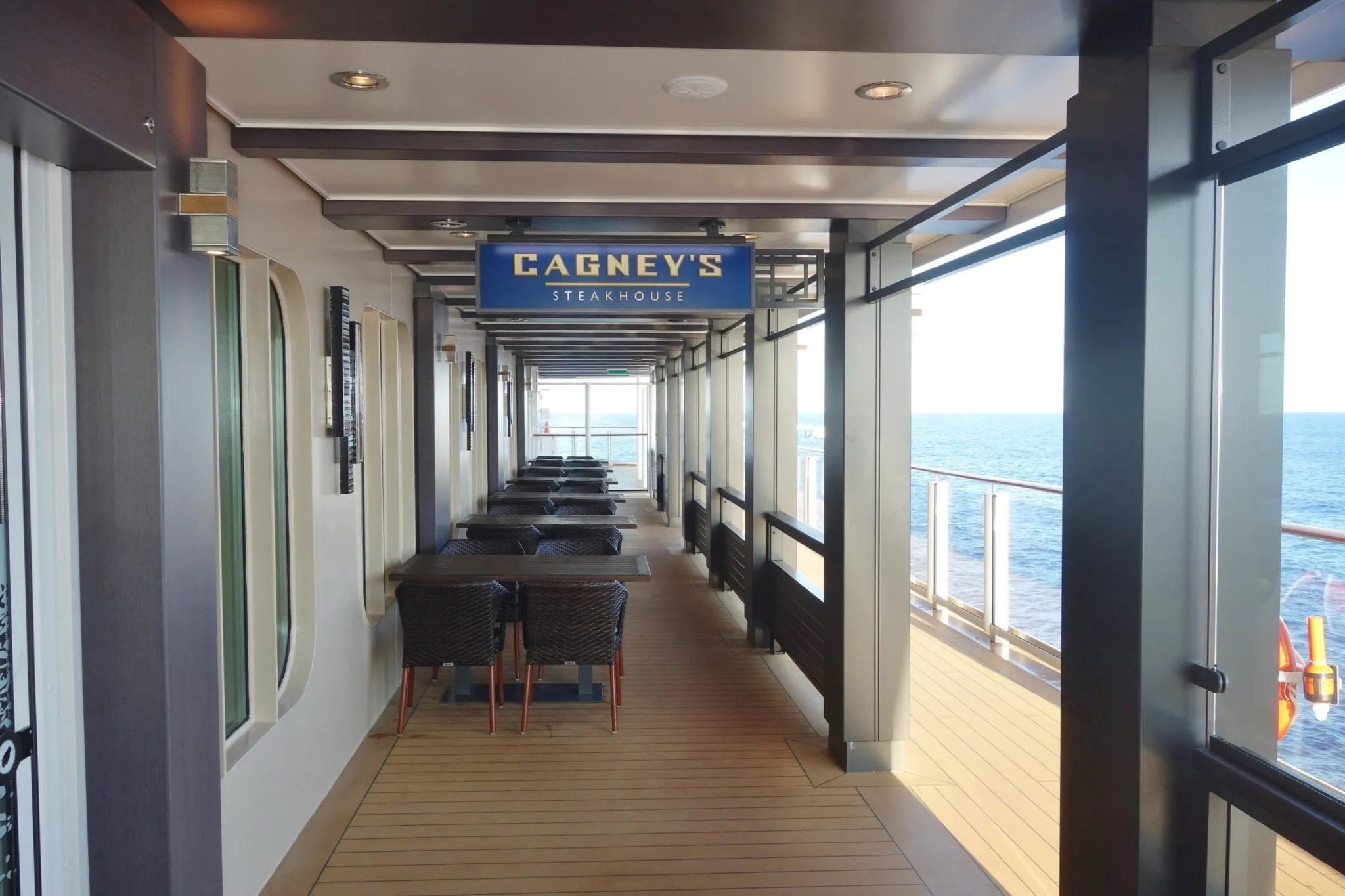 Cagney's Steakhouse on Norwegian Escape