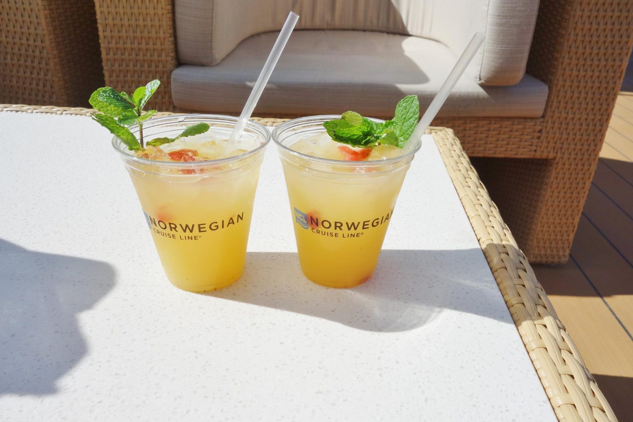 Norwegian Cruise Drink of the Day on Norwegian Escape