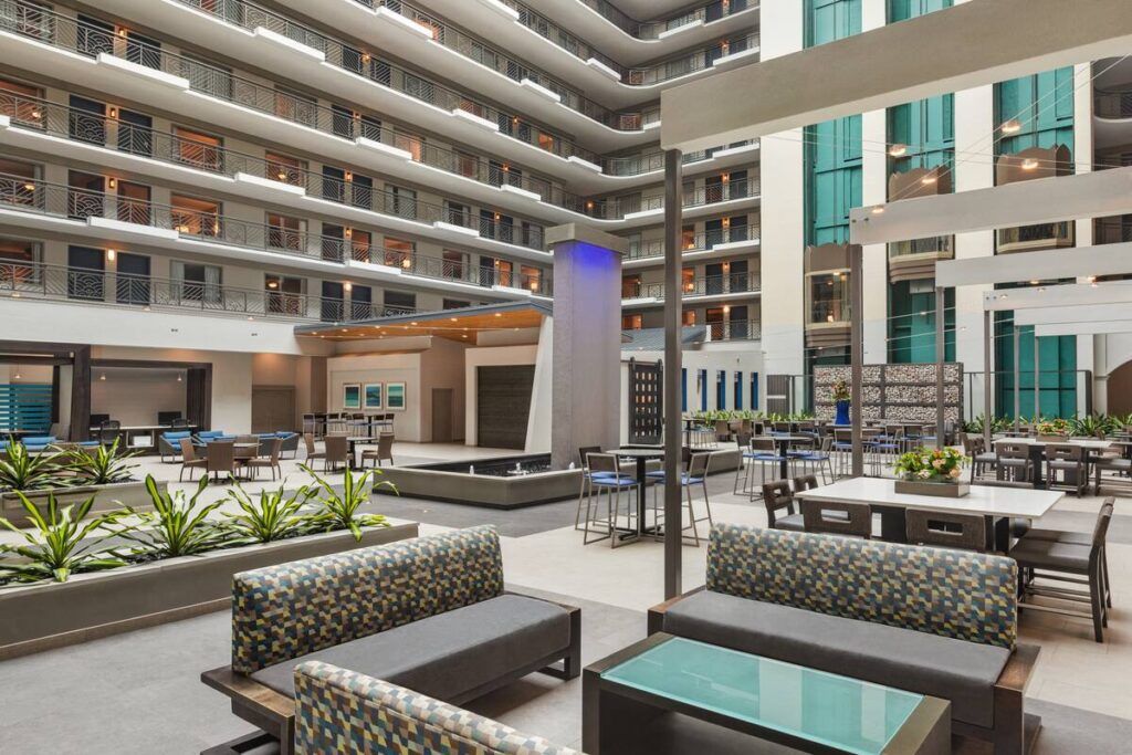 Atrium at the Embassy Suites International Miami