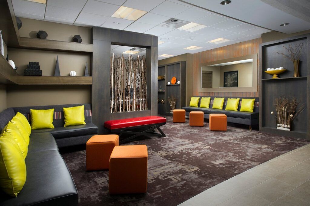 Lobby at Homewood Suites Miami Downtown/Brickell