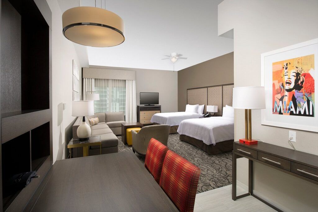 Homewood Suites Miami Downtown/Brickell standard suite room