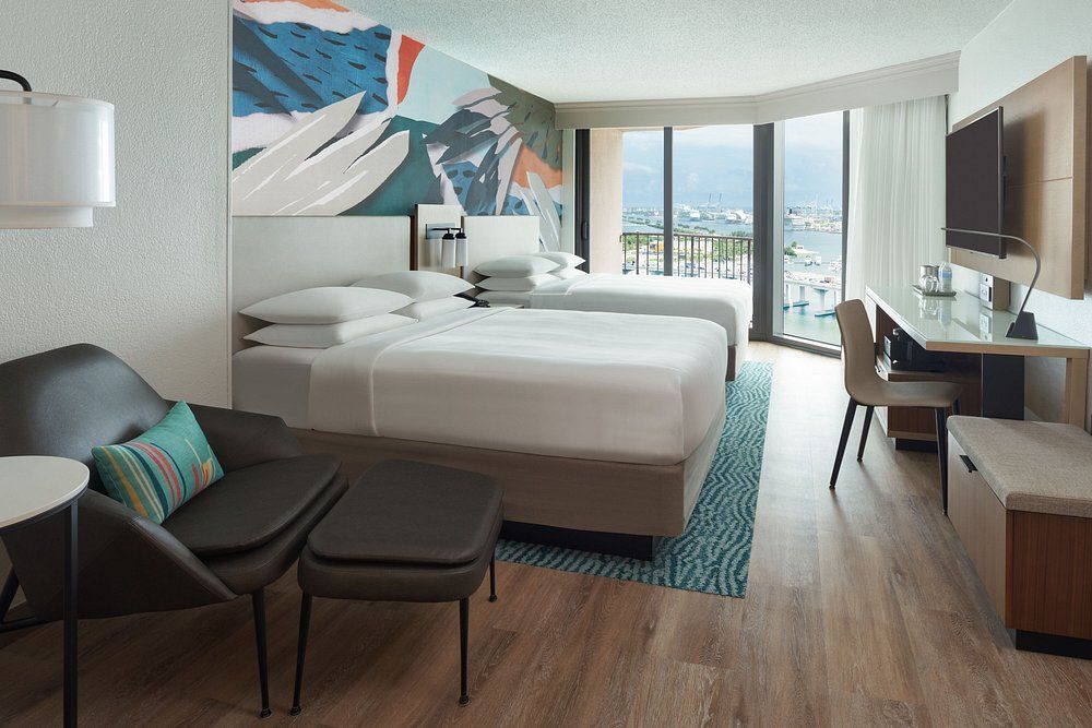 Views of the Bay from Marriott Biscayne Bay