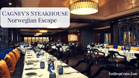 Review Cagney's Steakhouse Norwegian Escape