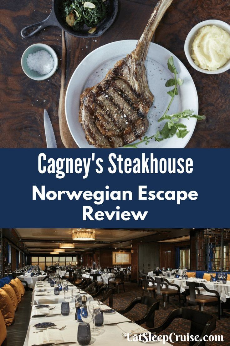 Cagney's Steakhouse on Norwegian Escape Review