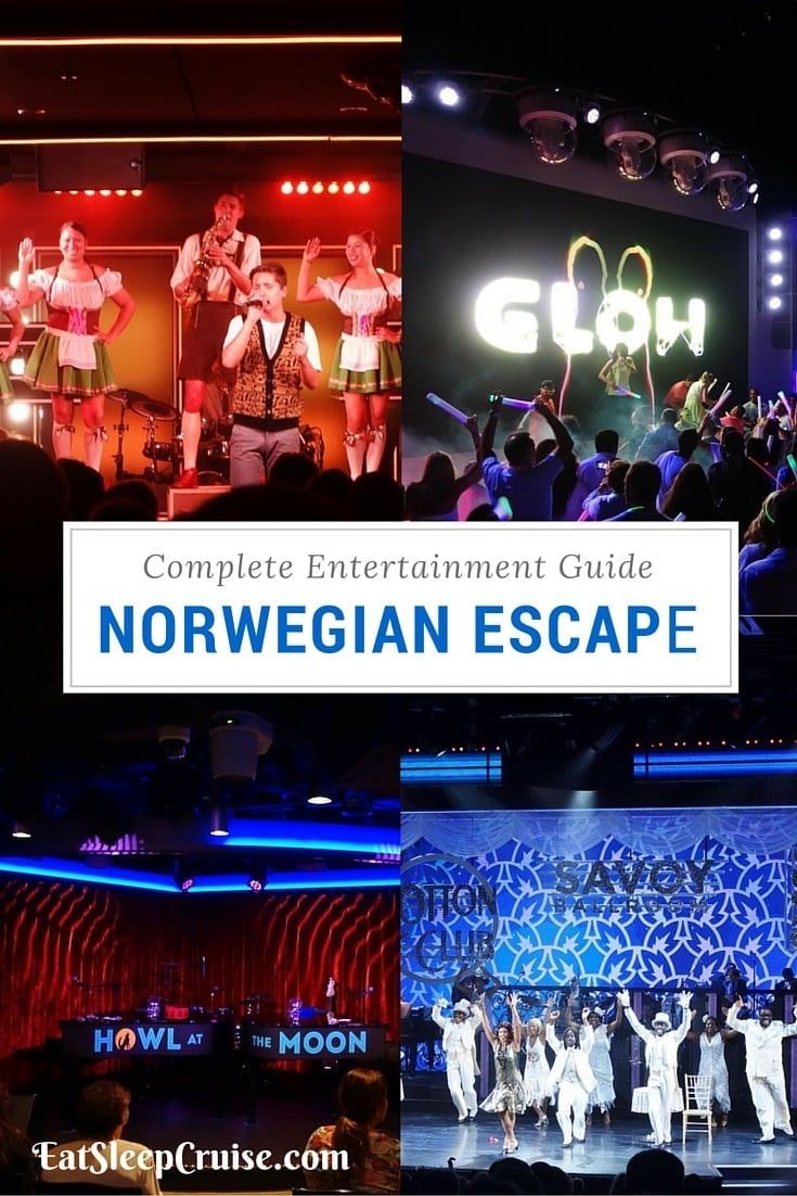 Norwegian Escape Entertainment