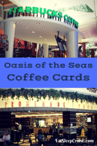 Coffee Cards on Oasis of the Seas