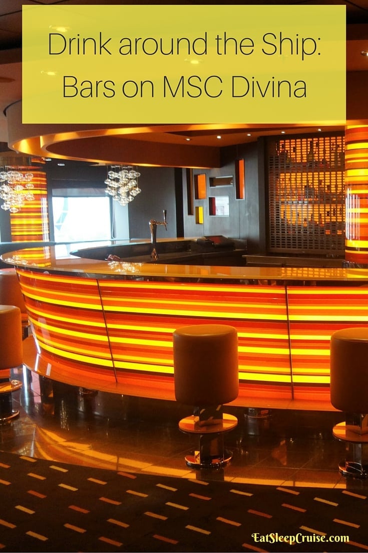 Complete Guide to All the Bars on MSC Divina