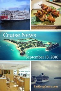 Cruise News September 18, 2016