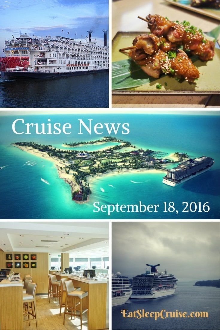 Cruise News September 18, 2016 