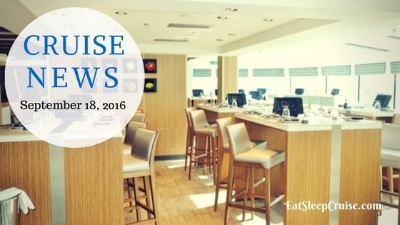 Cruise News September 18, 2016