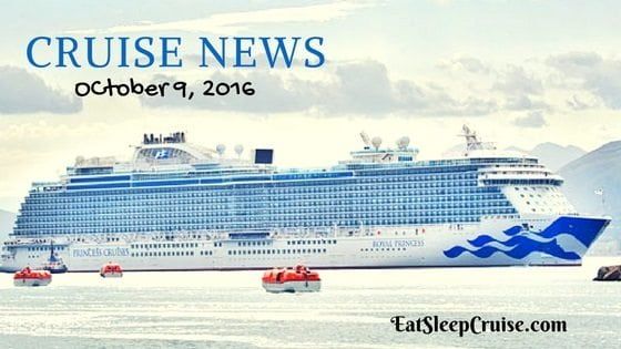 Cruise News October 9, 2016