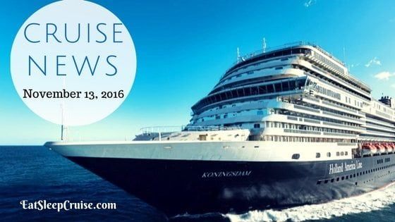 Cruise News November 13 2016
