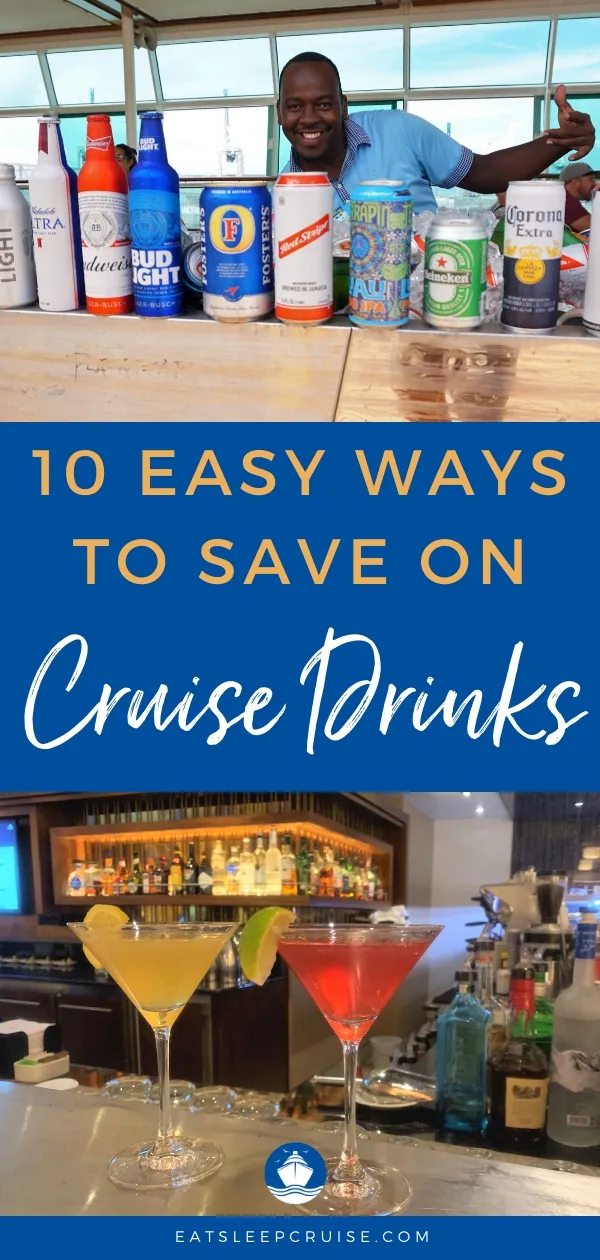 10 Easy ways to save money on cruise drinks