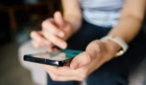 smartphone on a cruise ship