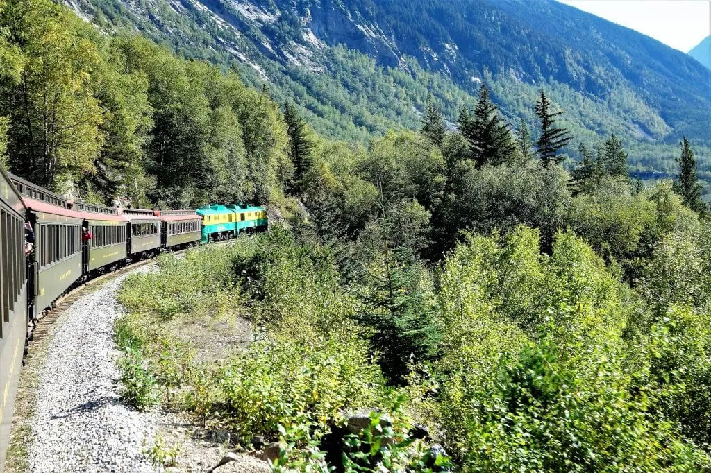 White Pass Railway in Skagway Alaska