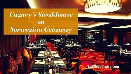 Cagney's Steakhouse on Norwegian Getaway