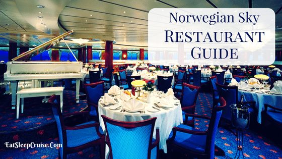 norwegian sky cruise ship restaurants