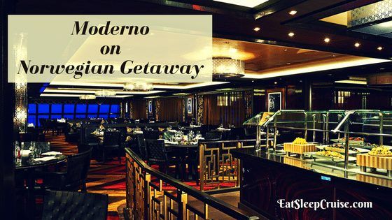 Carving into Moderno on Norwegian Getaway