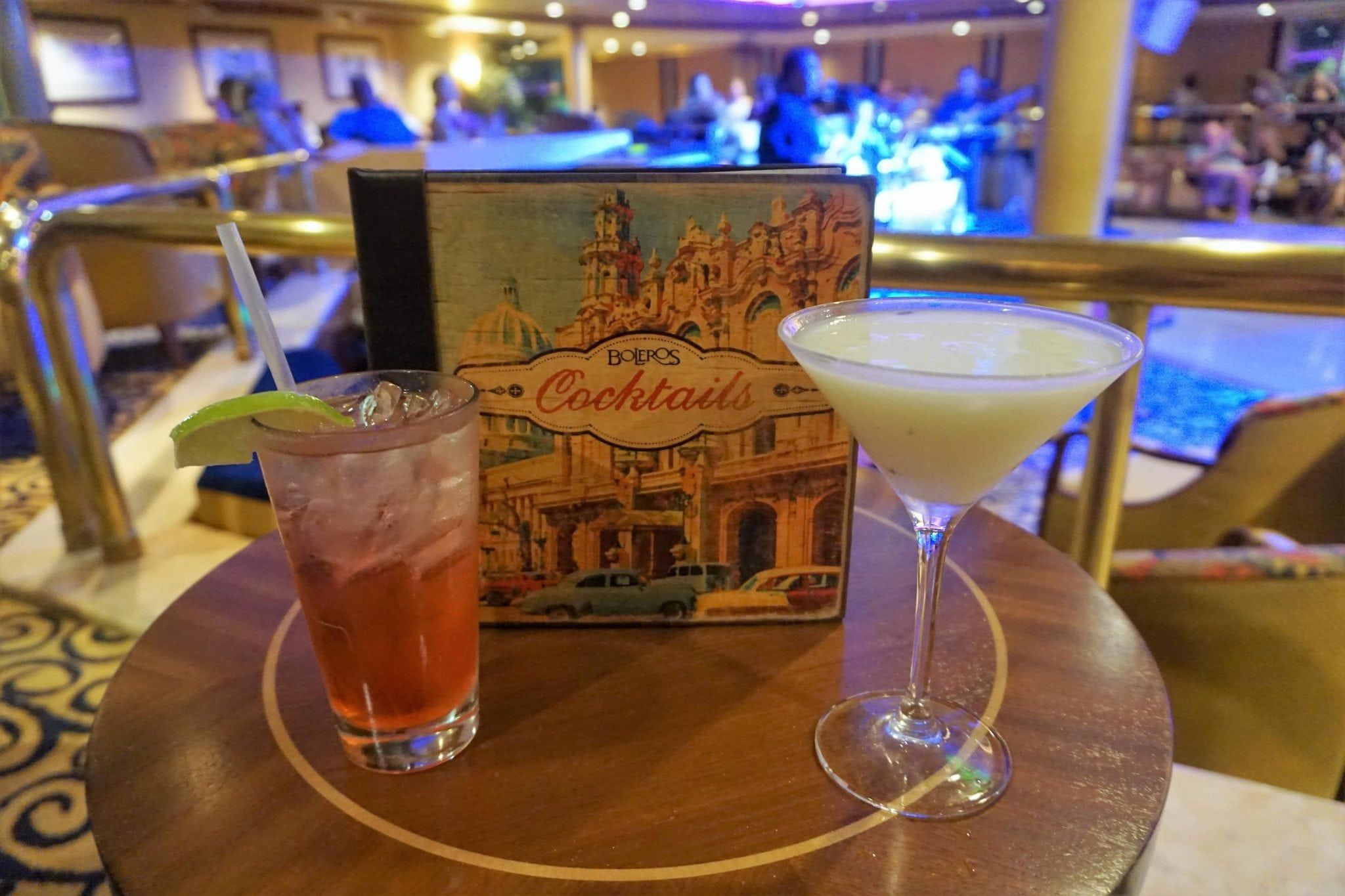 Boleros Drinks from Majesty of the Seas