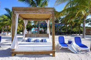 Beach Beds on Cococay Bahamas