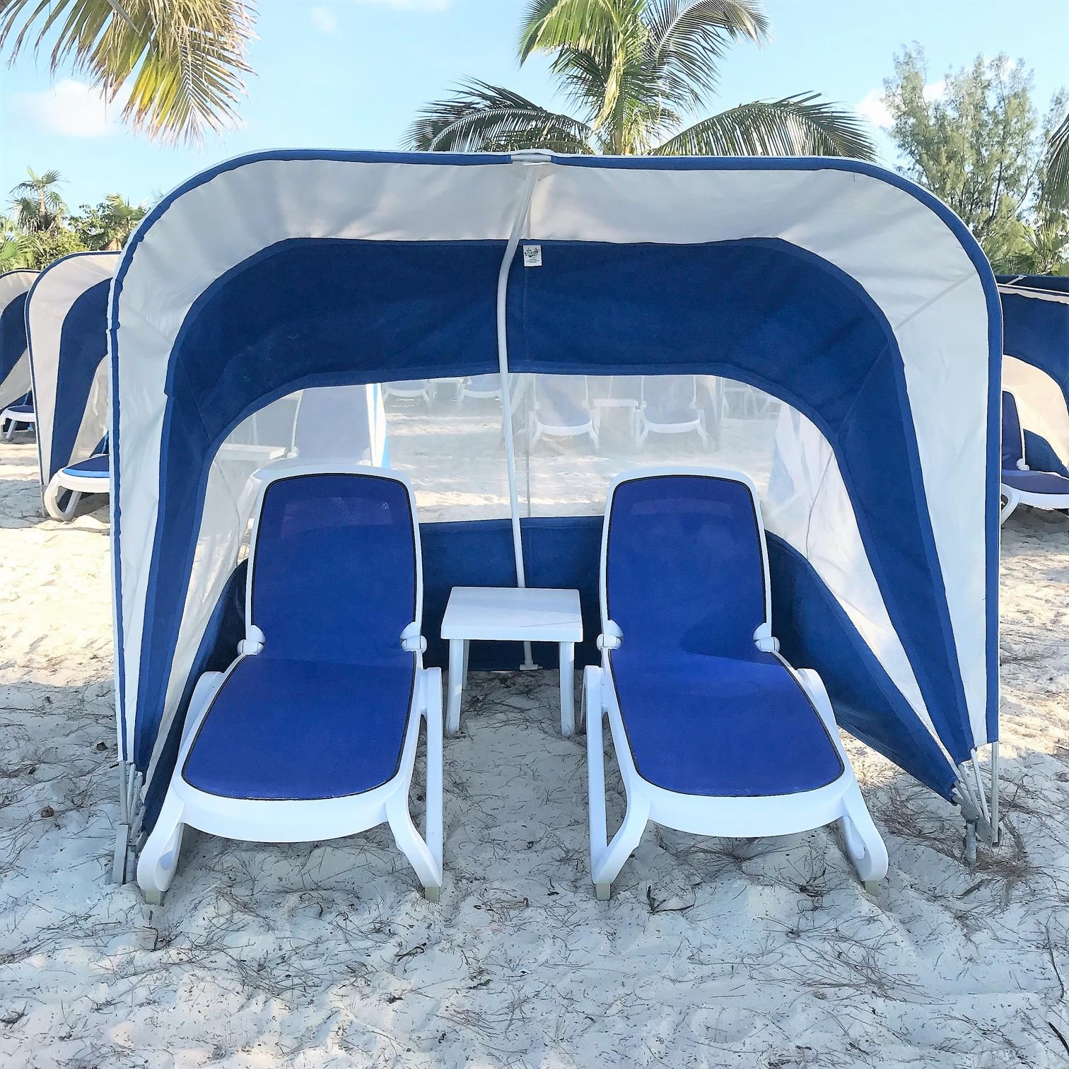 Beach Lounger on CocoCay Bahamas