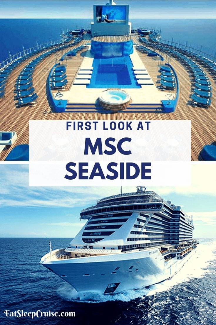 Exclusive First Look at MSC Seaside | EatSleepCruise.com