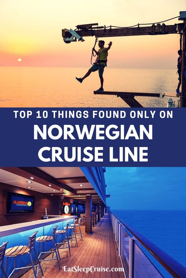 Top 10 Things Found Only on Norwegian Cruise Line