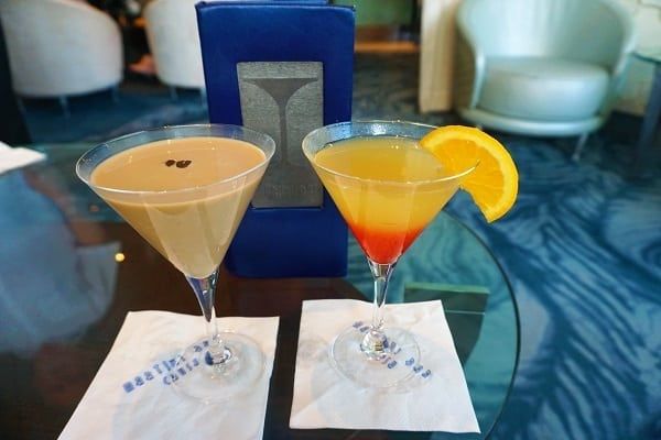 Martini Bar Drinks on Celebrity Eclipse