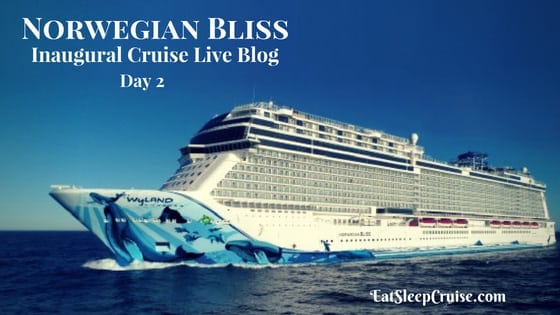 Norwegian BLiss Live Blog Day 2 Feature