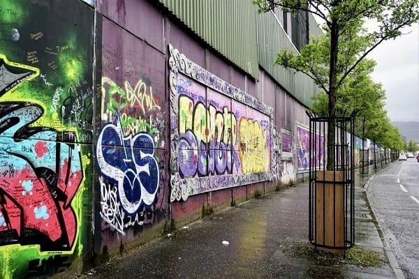Peace Walls in Belfast, Ireland