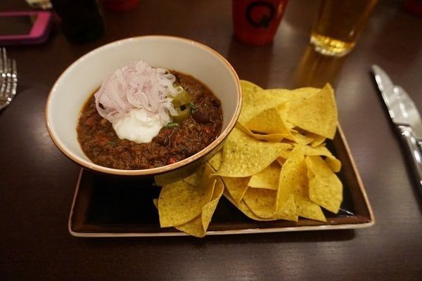 Lonestar Chili at Q Texas Smokehouse on Norwegian Bliss