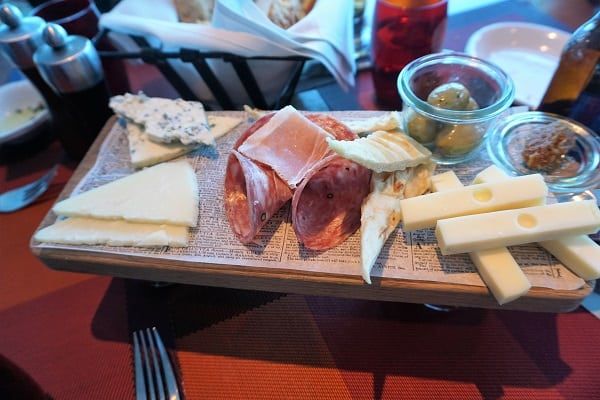 Antipasti Board at Tuscan Grille on Celebrity Eclipse