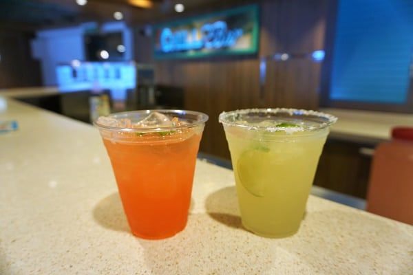 Margaritas at Chill Bar on Norwegian Bliss