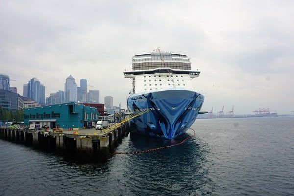 Norwegian Bliss Docked in Seattle