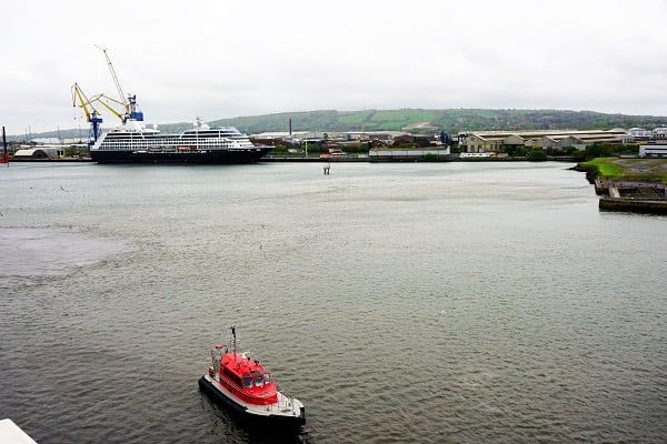 Harbor in Belfast, Northern Ireland