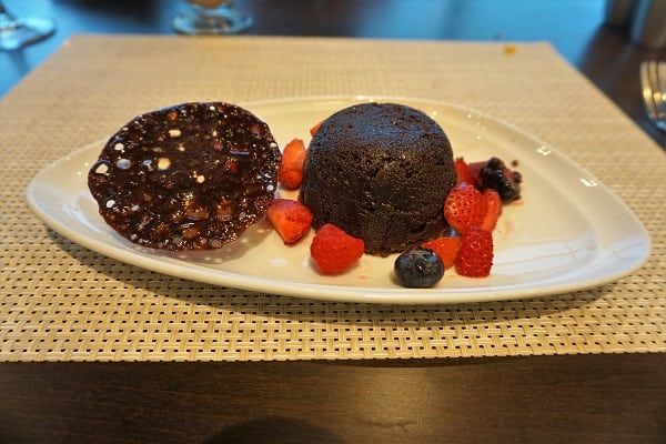 Warm Chocolate Cake on Mariner of the Seas 