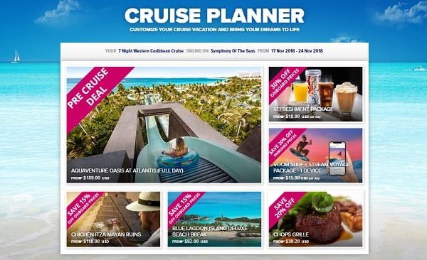 Royal Caribbean International Cruise Planner