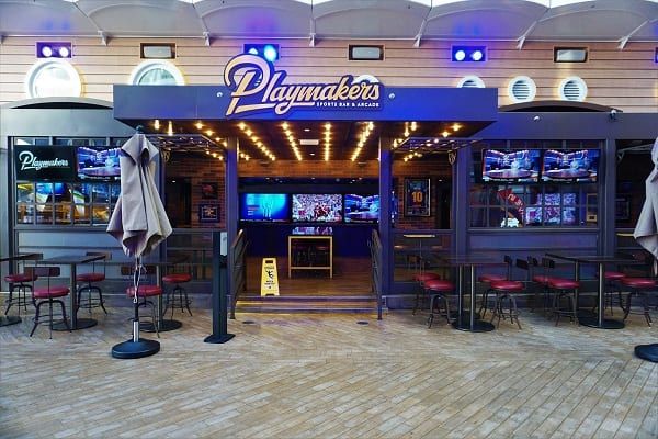 Playmakers Sports Bar and Arcade on Symphony of the Seas