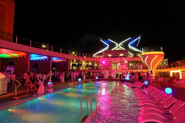 Nocturnal Pool Party on Celebrity Edge
