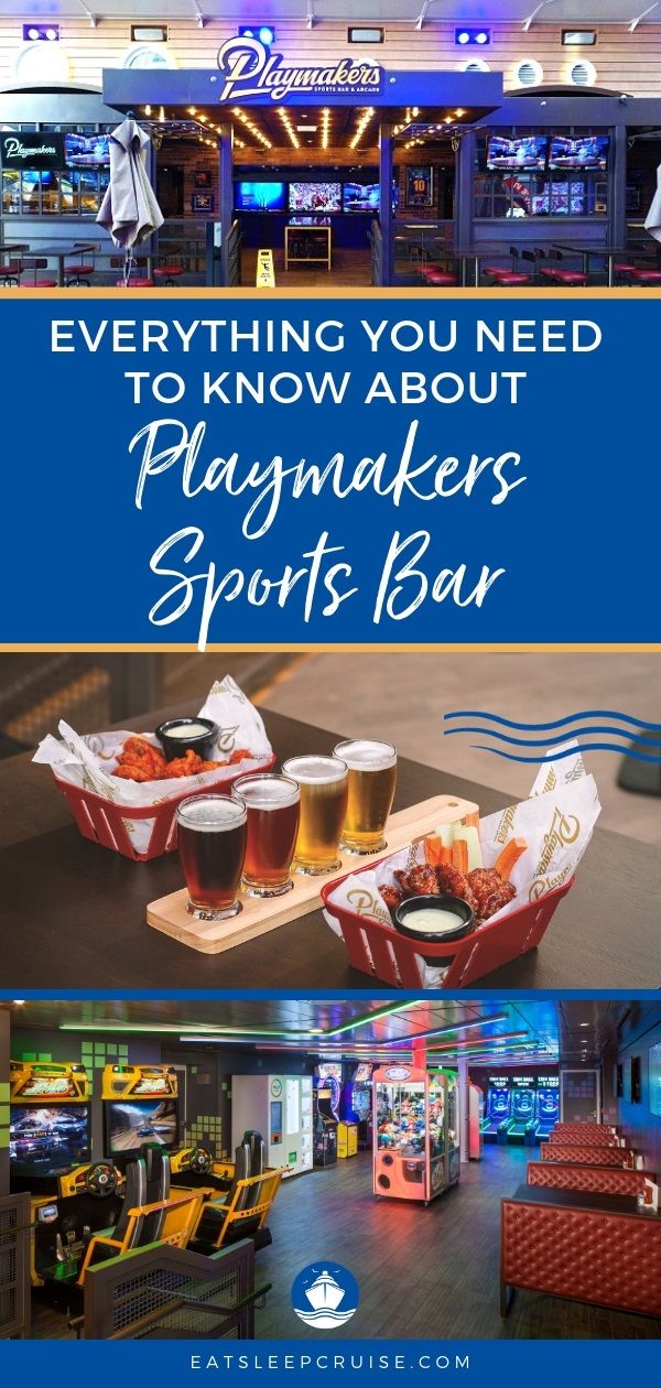 Playmakers Sports Bar and Arcade on Symphony of the Seas
