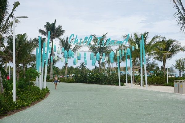 Entrance to Chill Island on Perfect Day at CocoCay
