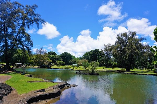 Queen Park in Hilo