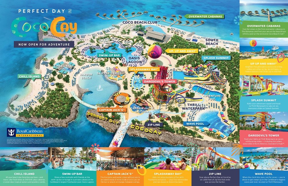 Perfect Day Coco Cay Island Map